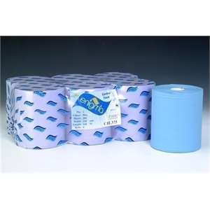 Centre Feed Rolls Blue (Embossed)