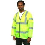 Long Sleeve Hi Vis Waistcoat