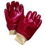 PVC Knit Wrist Gloves 12 Pairs