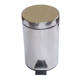 3 Litre Pedal Oporated Bin, Stanless Steel - PED-003MSS