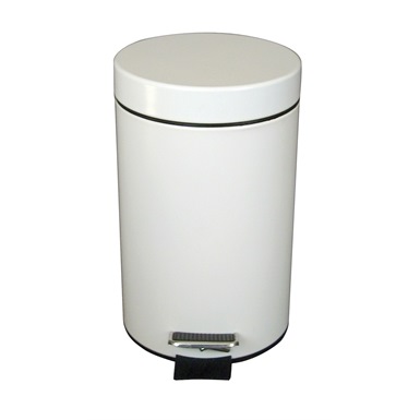 3 Litre Pedal Oporated Bin, White