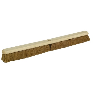 36" Natural Coco Platform Broom Head