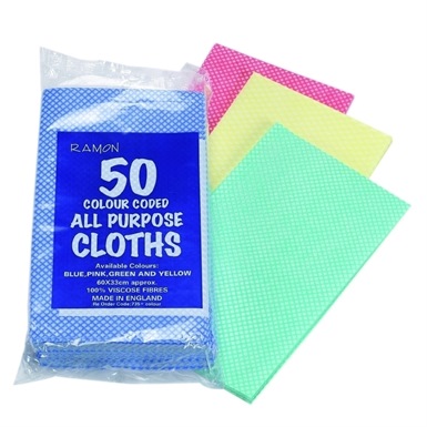 All Purpose Cloths (Pack of 50)