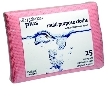 Antibacterial Multi Purpose Cloths (Pack 25)