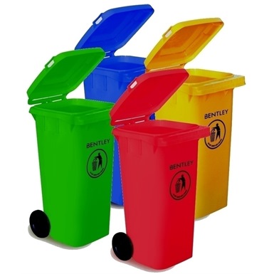 Bentley Coloured Wheelie Bins (120 litres)