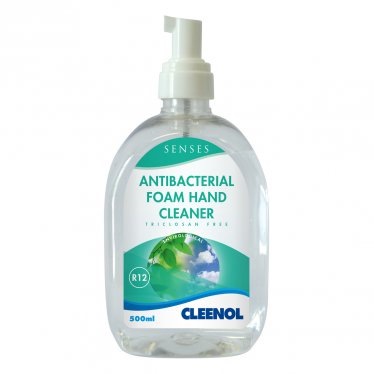 Cleenol 077184 Antibacterial Foam Hand Cleaner - 6x500ml