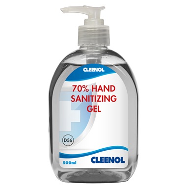 Cleenol 70% Hand Sanitizing Gel 6x500ml