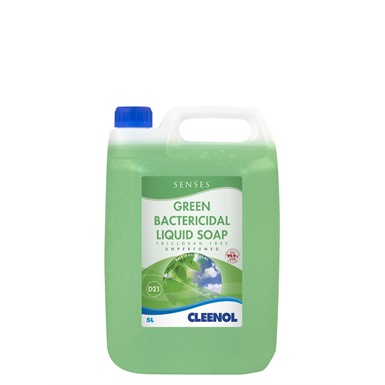 Cleenol Senses Green Bactericidal Liquid Soap 2x5L