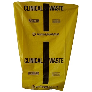 Clinical Waste Tiger Bags - 250 bags