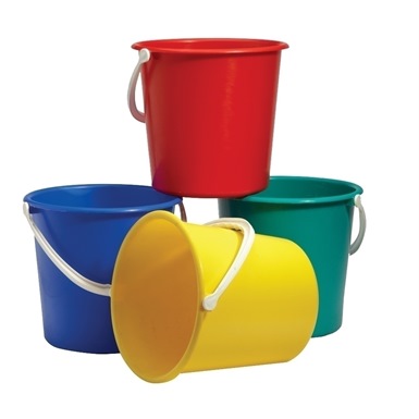 Coloured Buckets 9 Litre