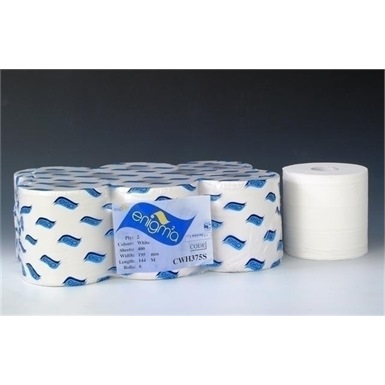 ESP White Centre Feed Rolls (Embossed)