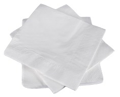 Essentials White 2ply 40cm Napkins Box 2000