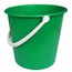 Green Plastic Bucket, 9 Litre