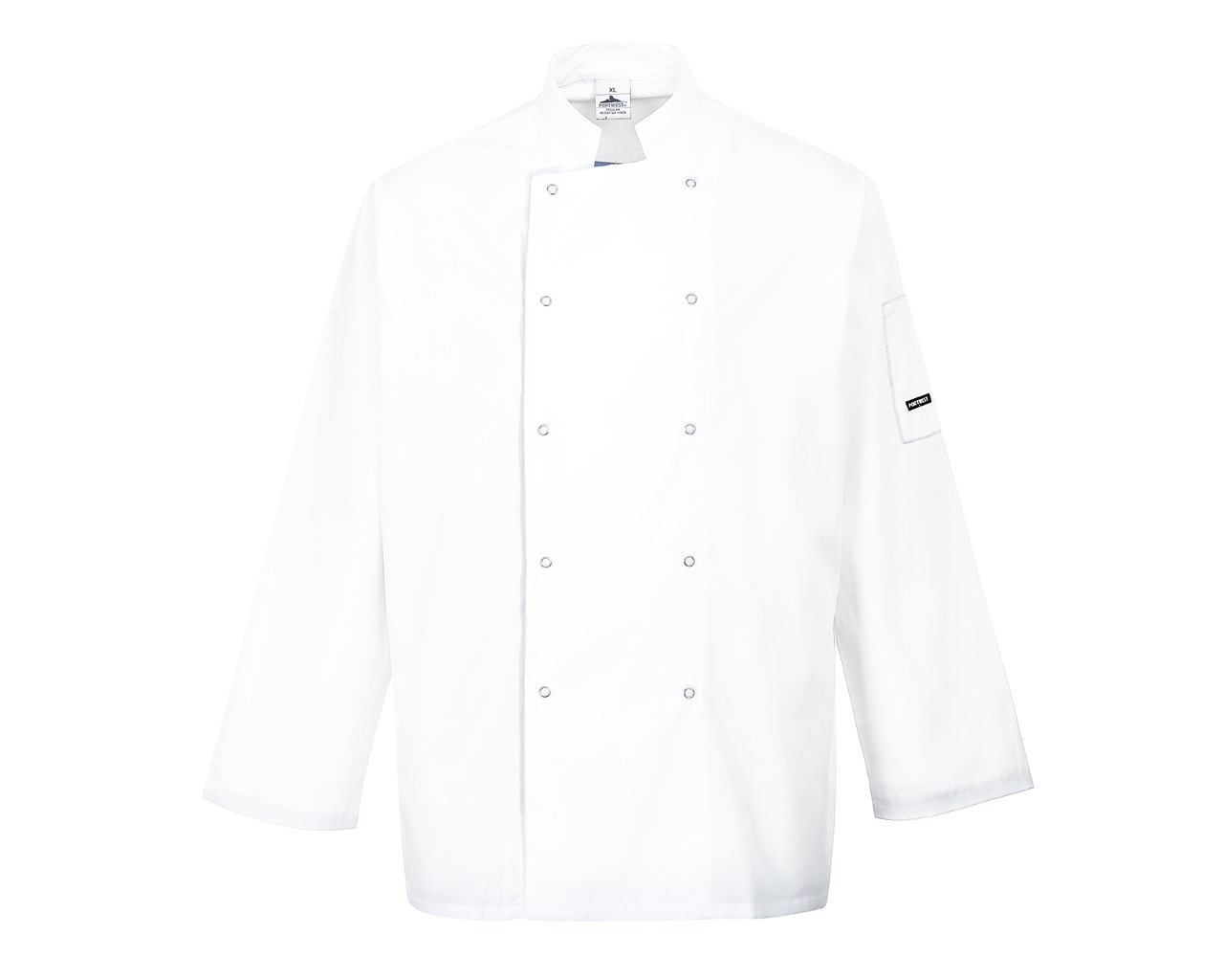 Portwest Suffolk White Chefs Jacket Cooking Food Industry Catering Kitchen C833 