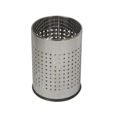 Probbax Round Waste Basket 10L, Mirror Stainless Steel