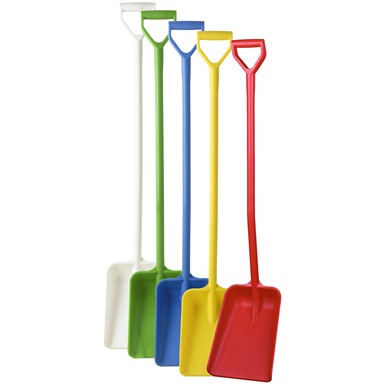 Professional 'D' Grip Plastic Food Industry Shovel