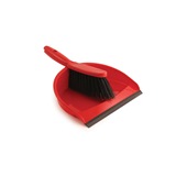 Red Soft Bristle Dustpan and Brush Set - VZ.8011