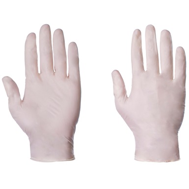 Supertouch Latex Powder Free Gloves box of 100