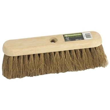 Woodlands 300mm Coco Sweeping Broom Head (Threaded)