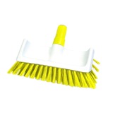 Yellow High Low Deck Scrub Brush - NHB18
